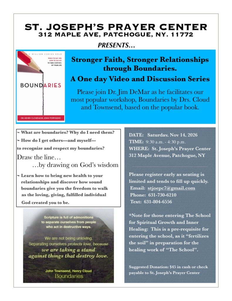 Flyer for the Boundaries workshop on November 14, 2026